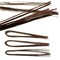 Brown Floral Stems Wire Flower Stems Brown Floral Wire Paper Wrapped Wire 21.6 Inch 18 Gauge 20 Gauge 24 Gauge for DIY Flower Arrangement